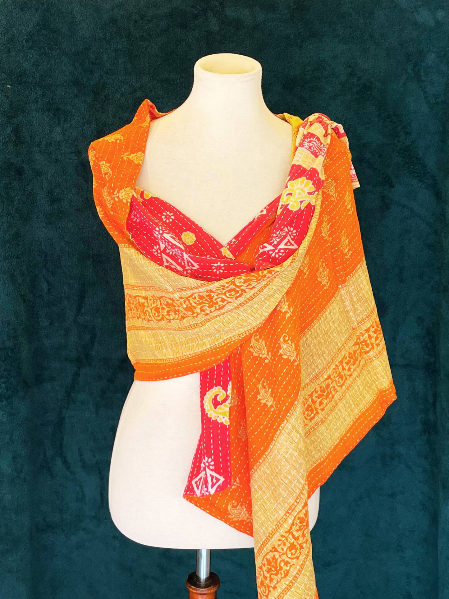 Vintage Kantha Shawl