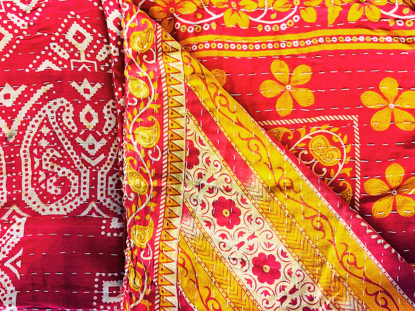 Vintage Kantha Throw