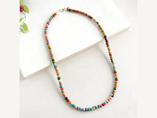 Kantha Eyeglass Chain Necklace