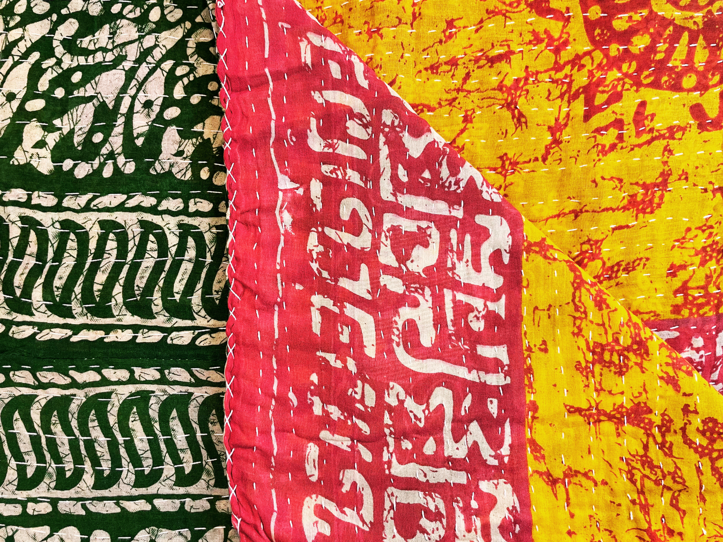 Vintage Kantha Throw