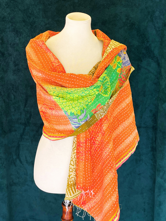 Vintage Kantha Shawl