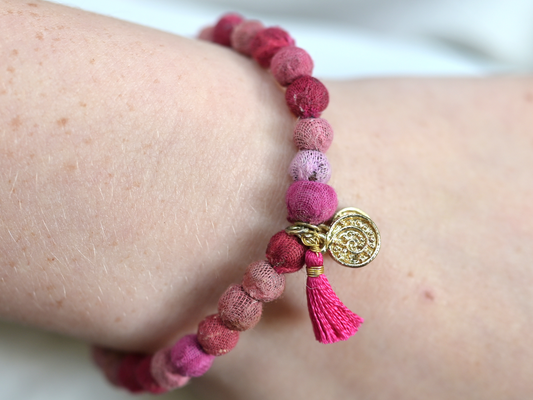 Kantha Connection Bracelet- Compassion