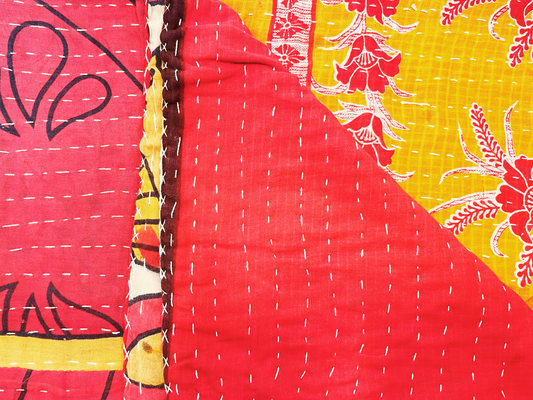 Vintage Kantha Throw