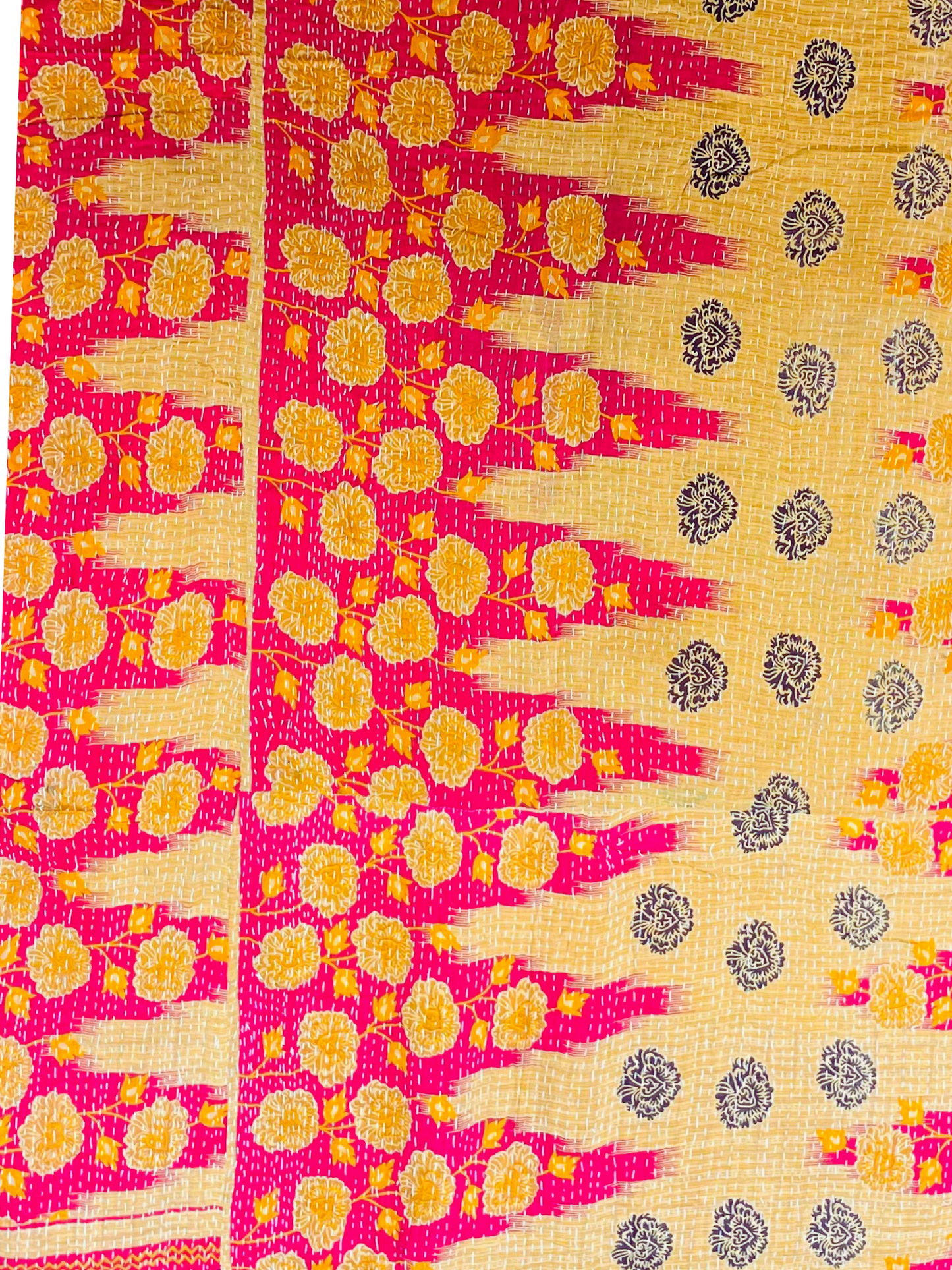 Vintage Kantha Bedspread