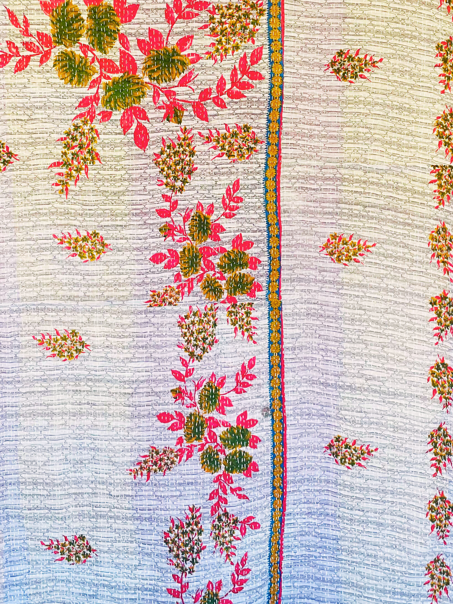 Vintage Kantha Bedspread