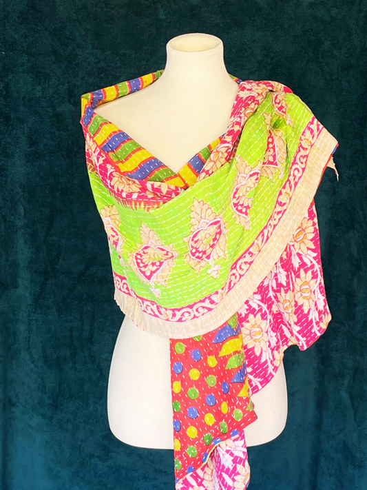 Vintage Kantha Shawl