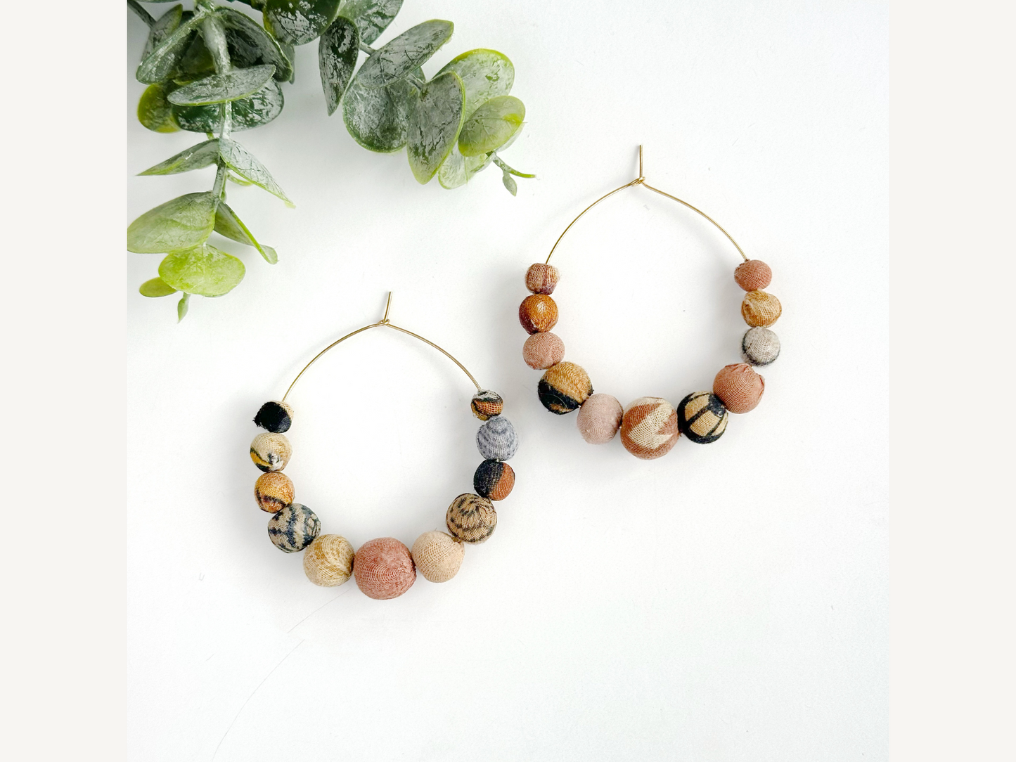 Kantha Quietude Hoops