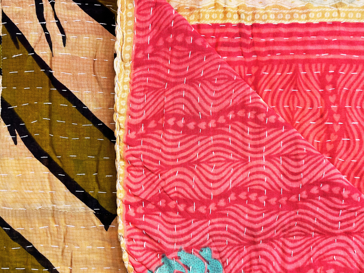 Vintage Kantha Throw