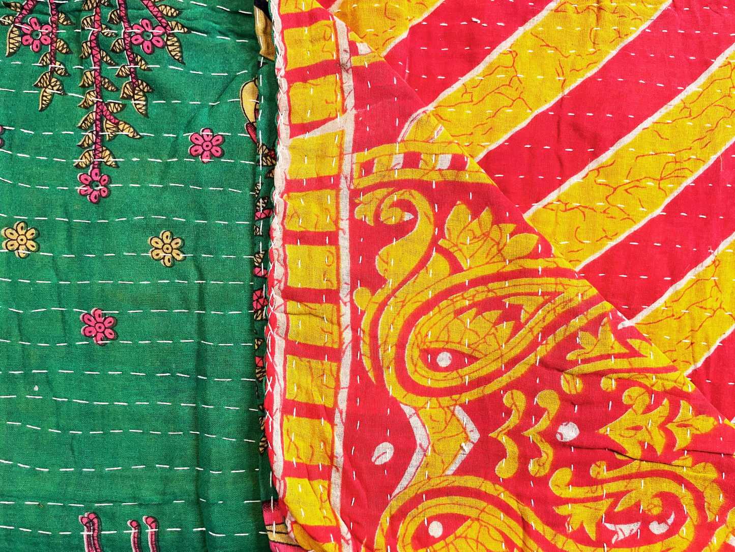 Vintage Kantha Throw