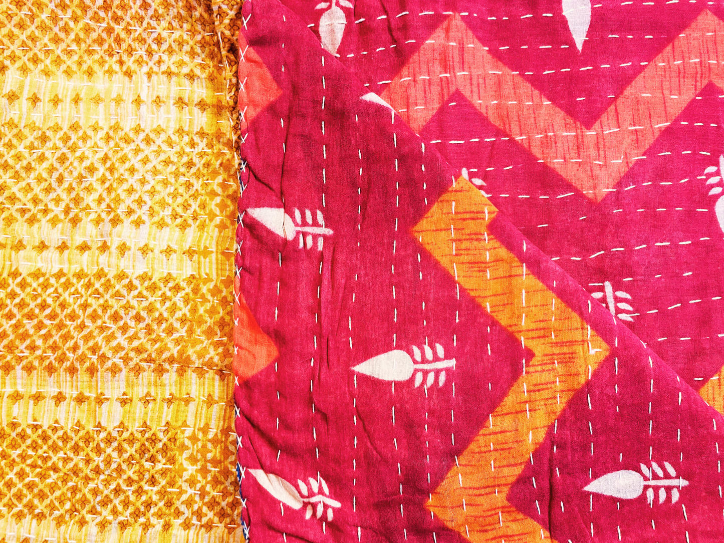 Vintage Kantha Throw