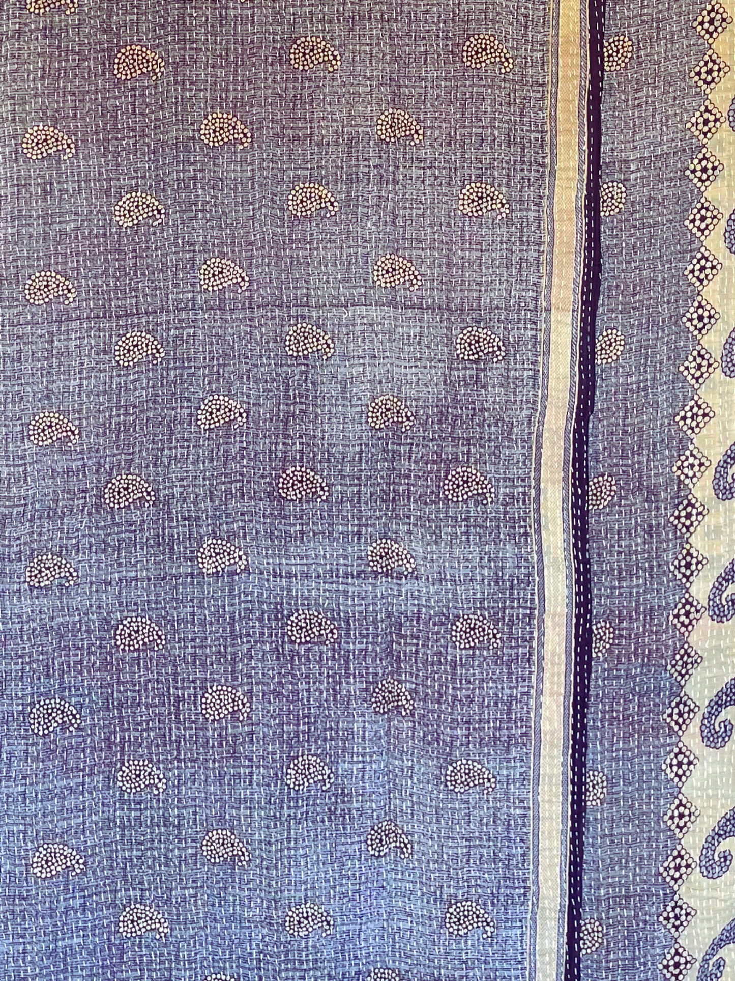 Vintage Kantha Bedspread