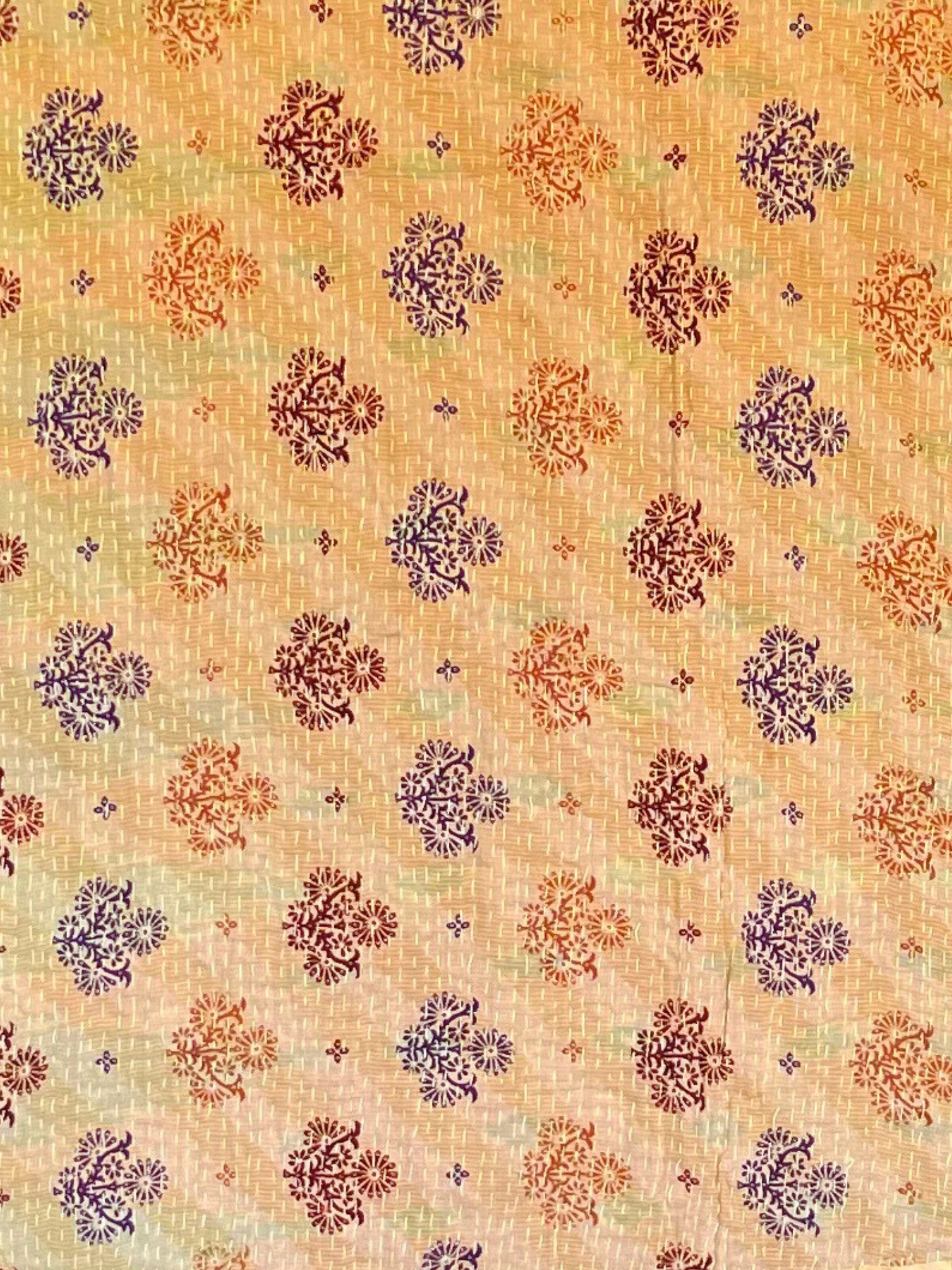 Vintage Kantha Bedspread