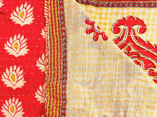 Vintage Kantha Throw