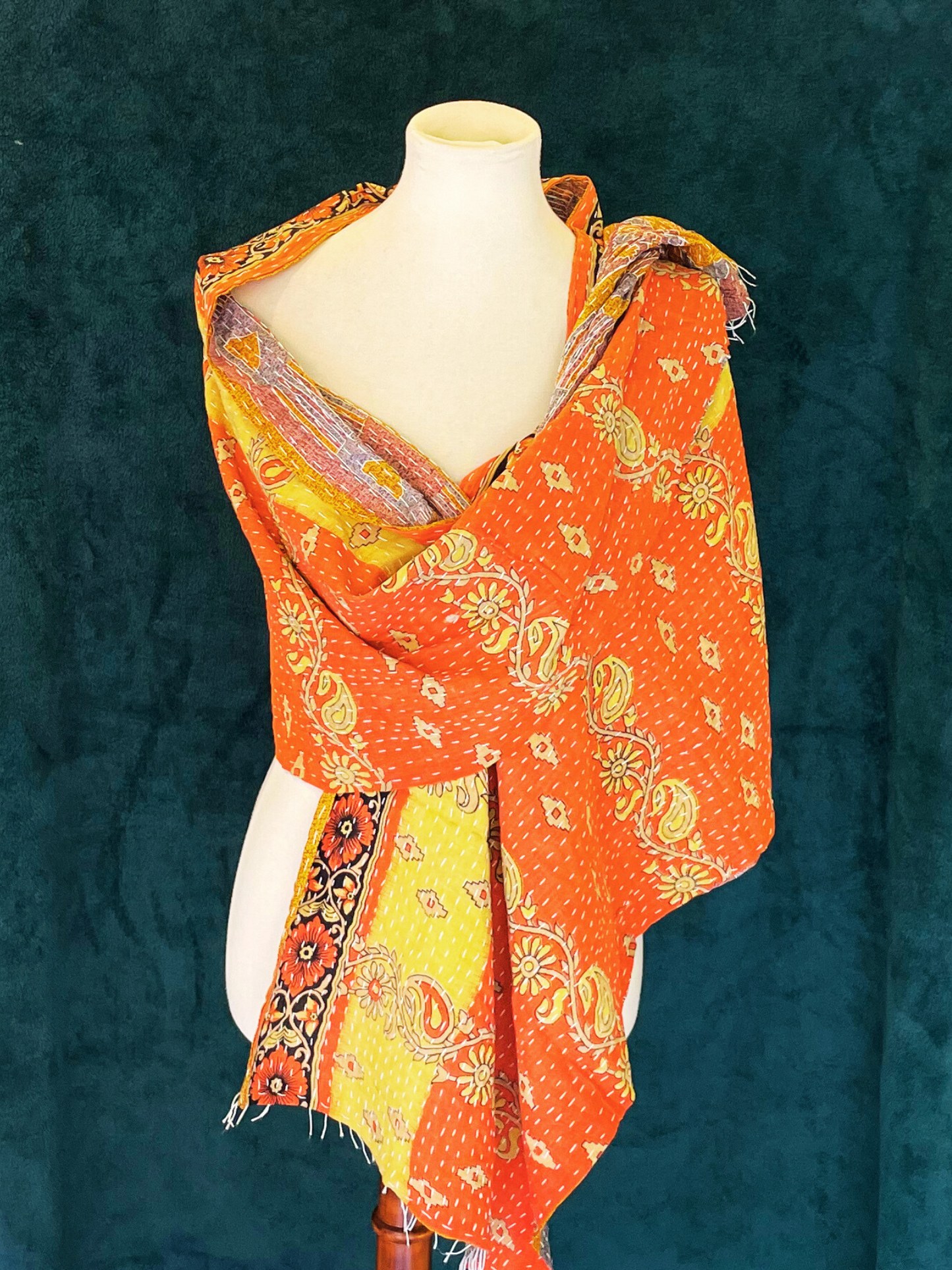 Vintage Kantha Shawl