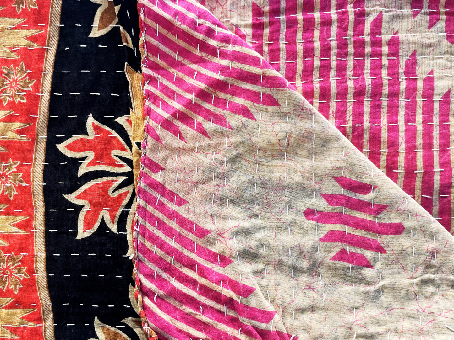 Vintage Kantha Throw