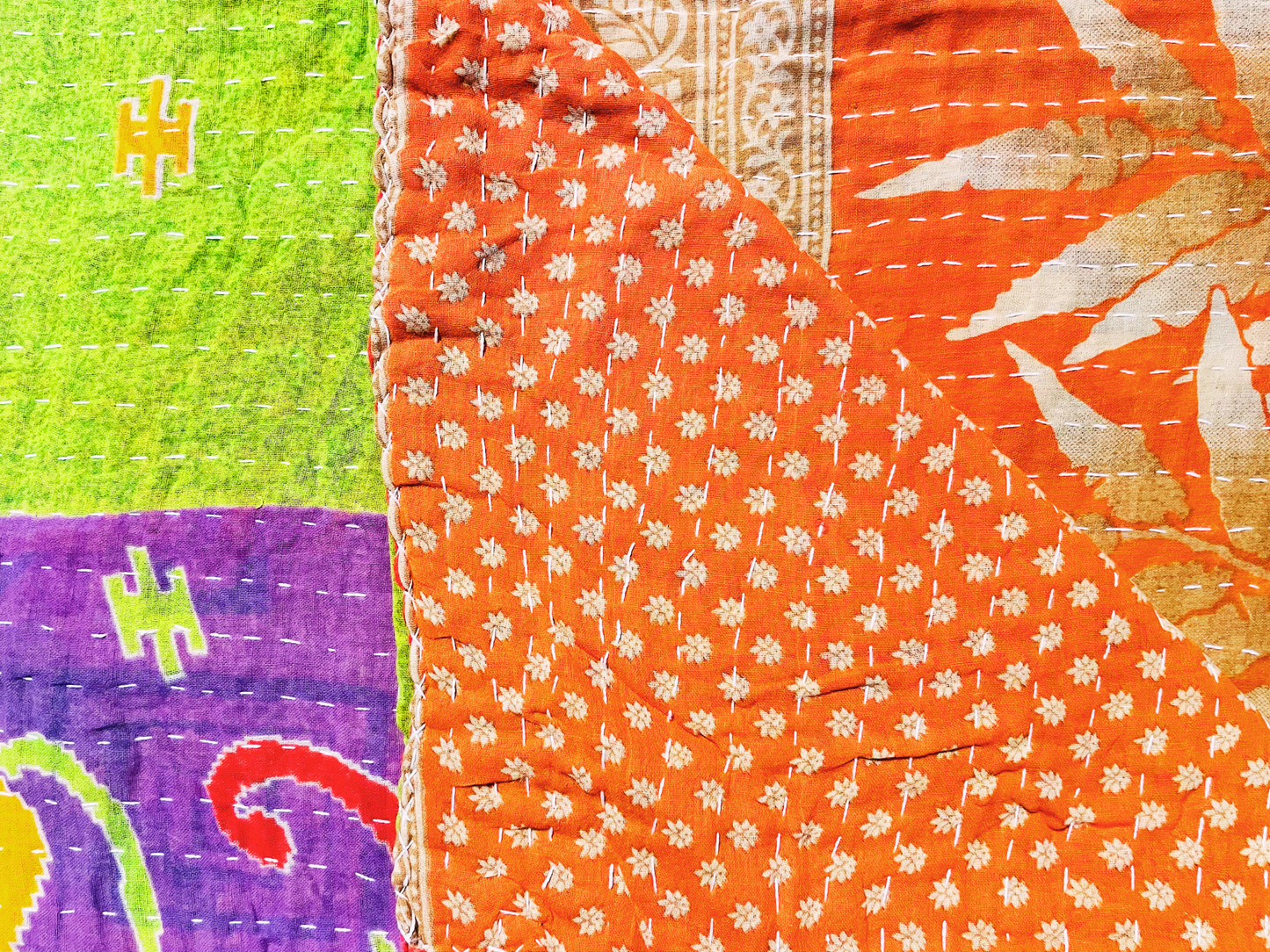 Vintage Kantha Throw