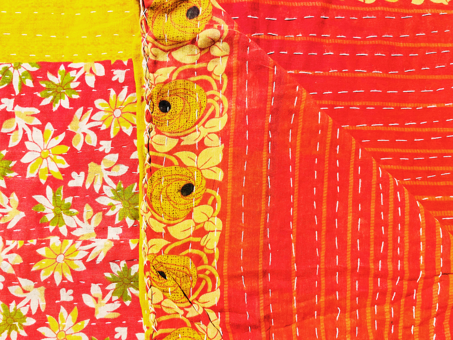 Vintage Kantha Throw