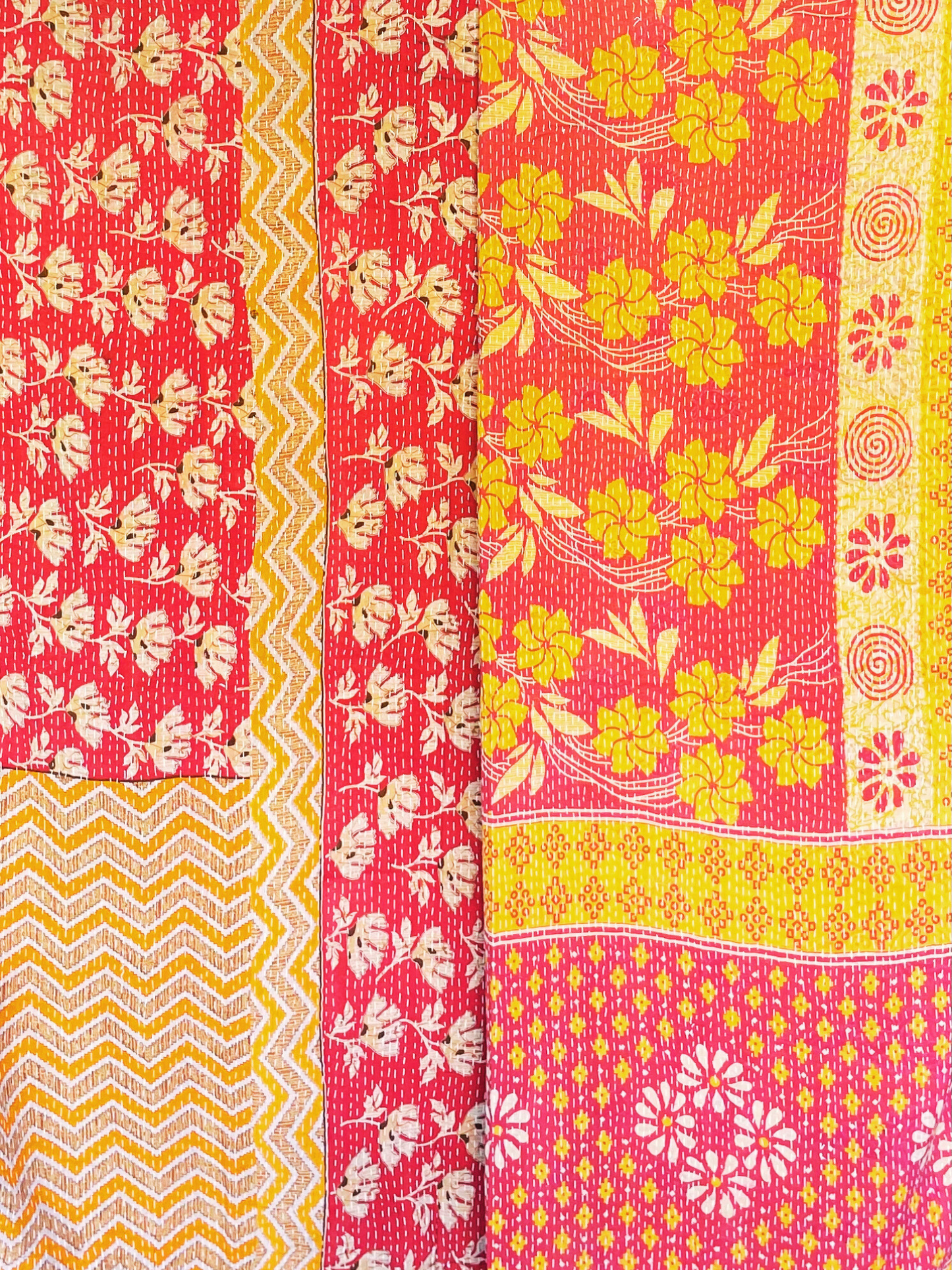 Vintage Kantha Bedspread