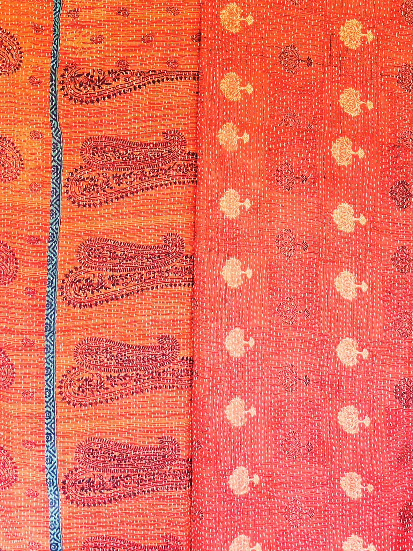 Vintage Kantha Bedspread