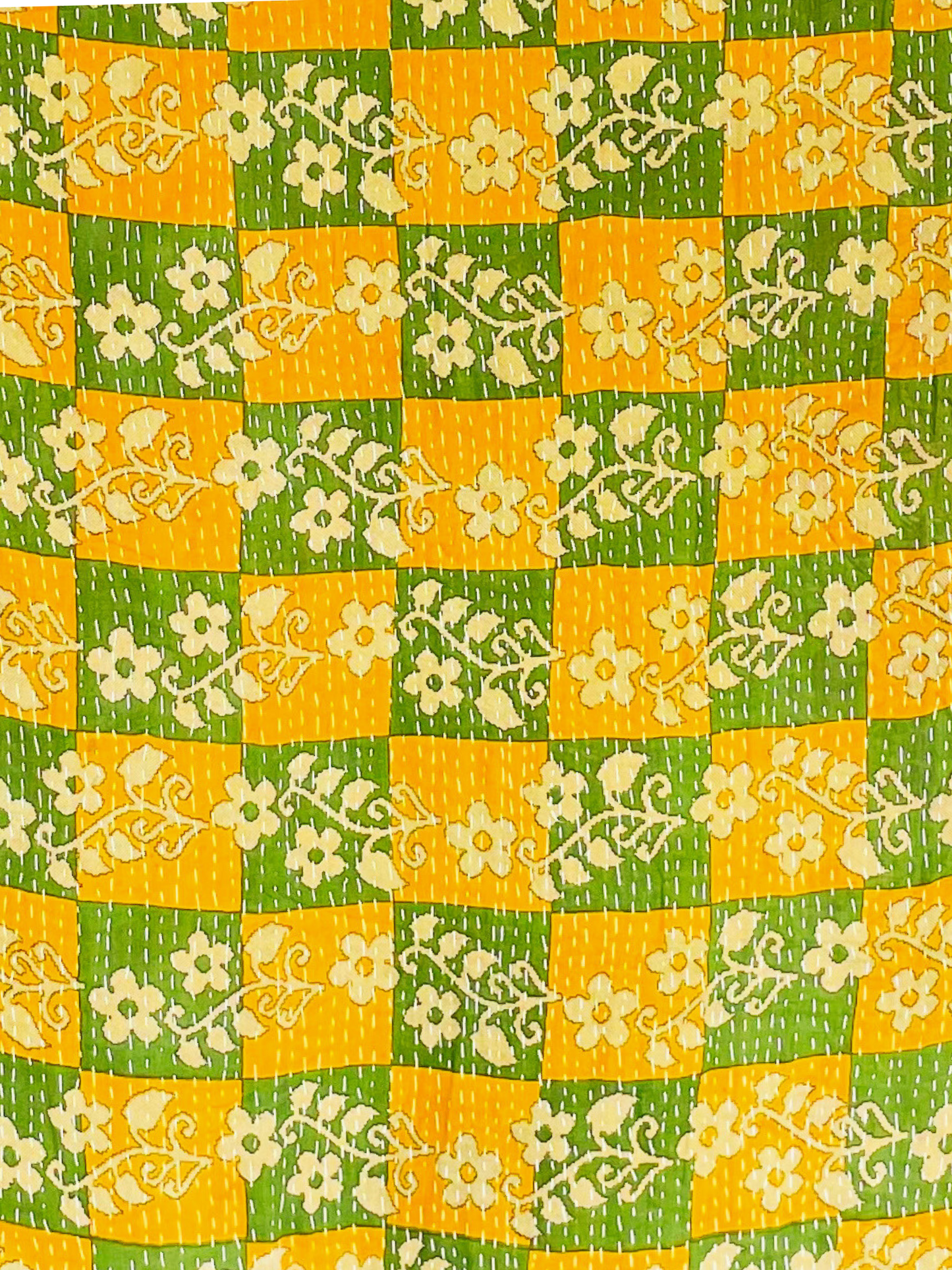 Vintage Kantha Bedspread