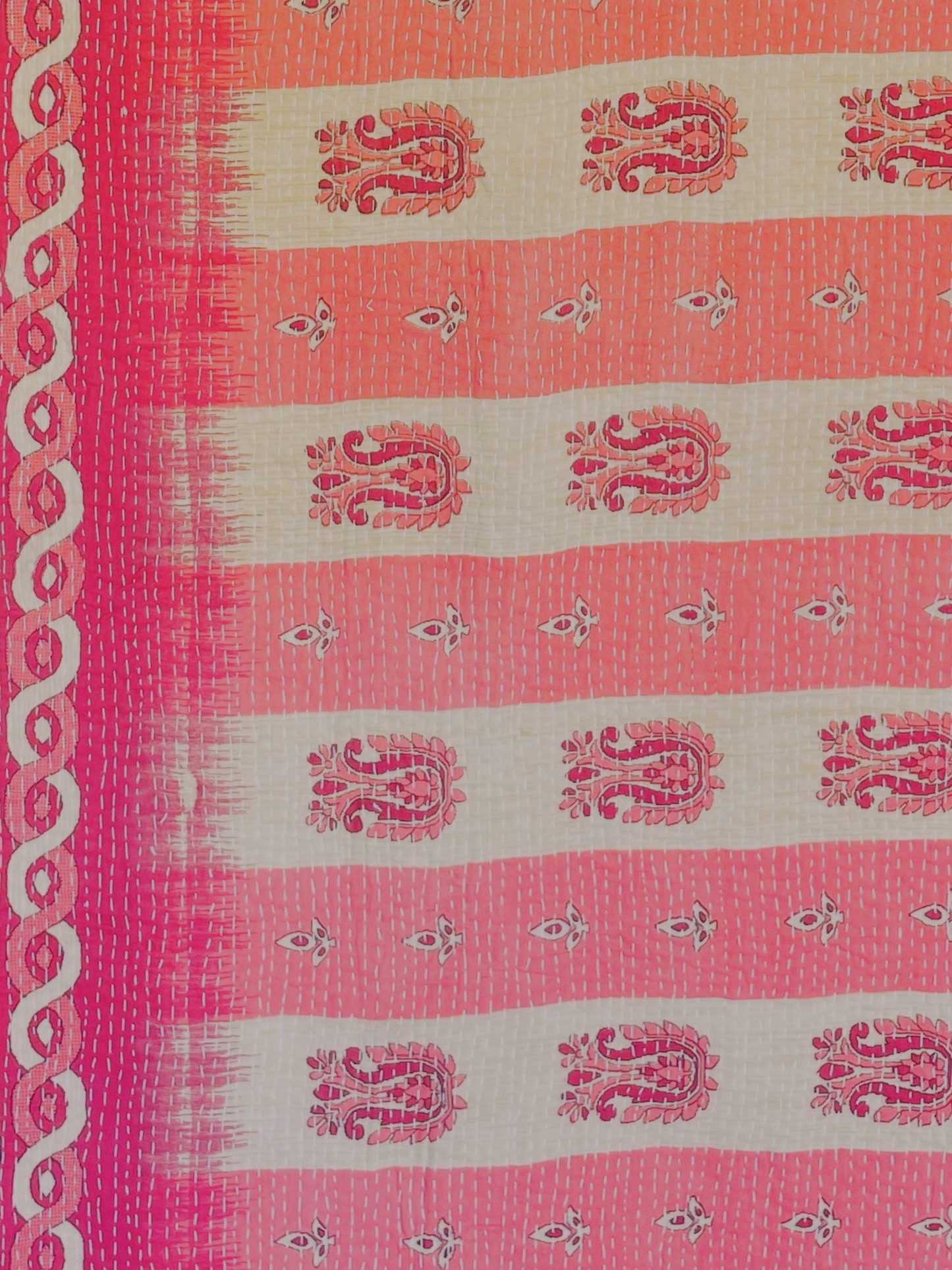 Vintage Kantha Bedspread